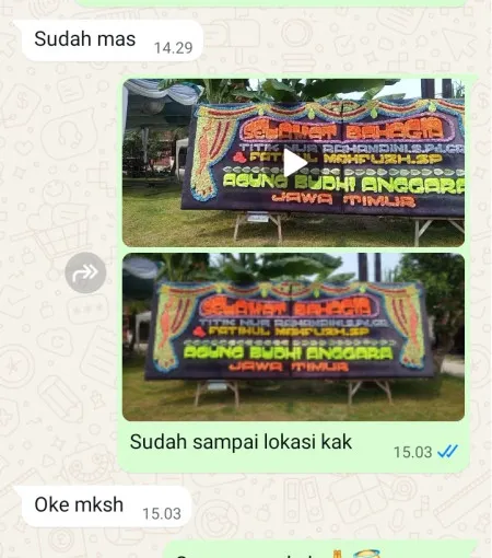 Pengiriman Papan Bunga Grogol Utara