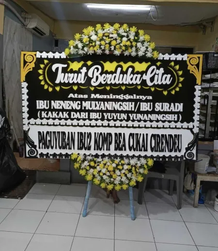 Papan Bunga Duka Grogol Utara