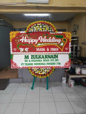 Papan Bunga di Grogol Utara