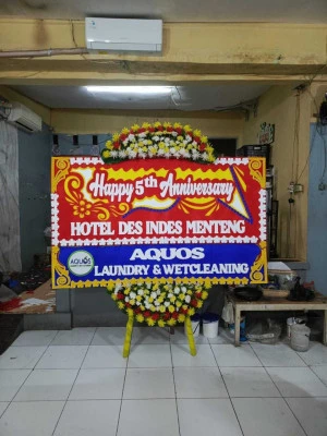 Papan Bunga di Grogol Utara