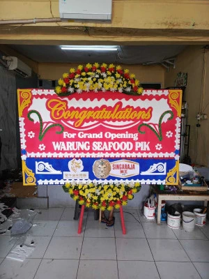Papan Bunga di Grogol Utara